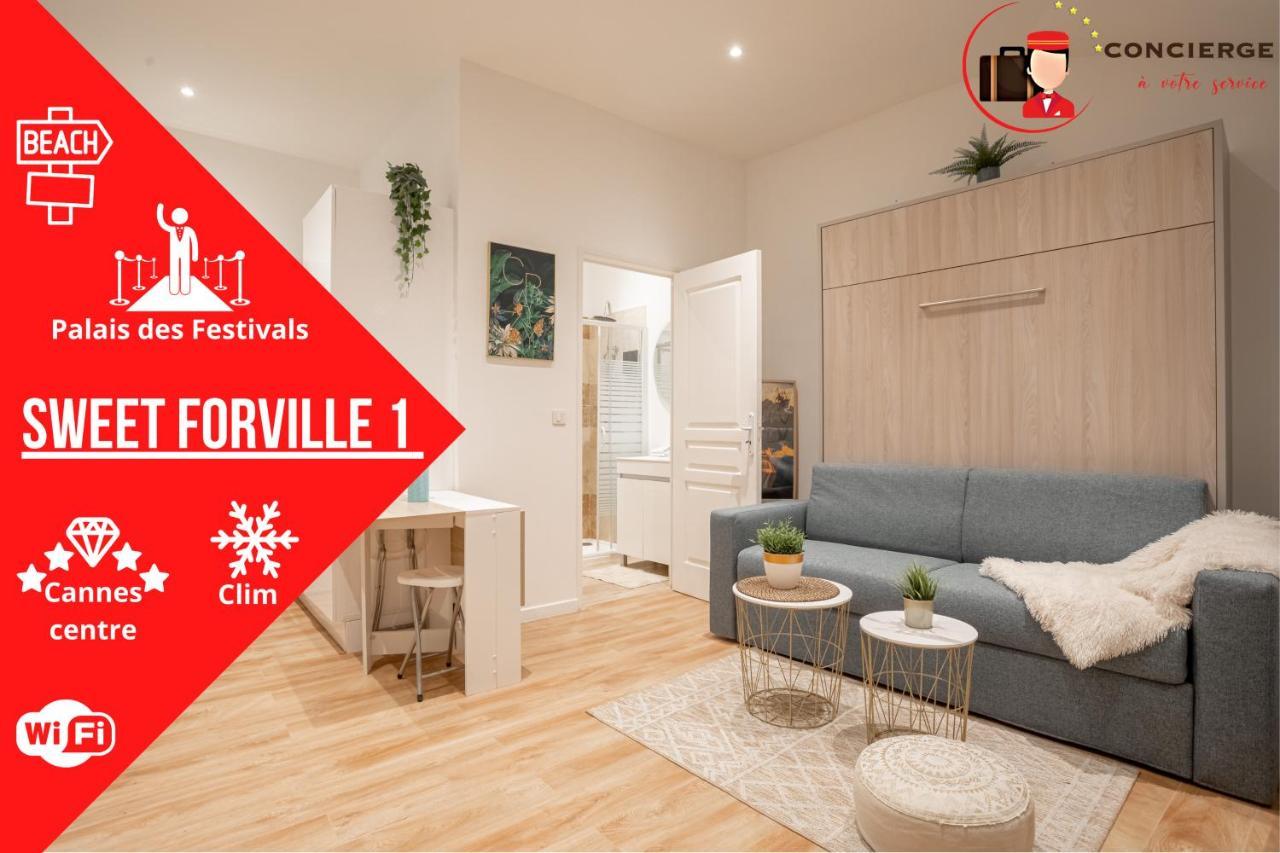 Le Sweet Forville 1 - Palais Des Festivals - Marche Provencal - Plage - Au Calme - Clim Κάννες Εξωτερικό φωτογραφία